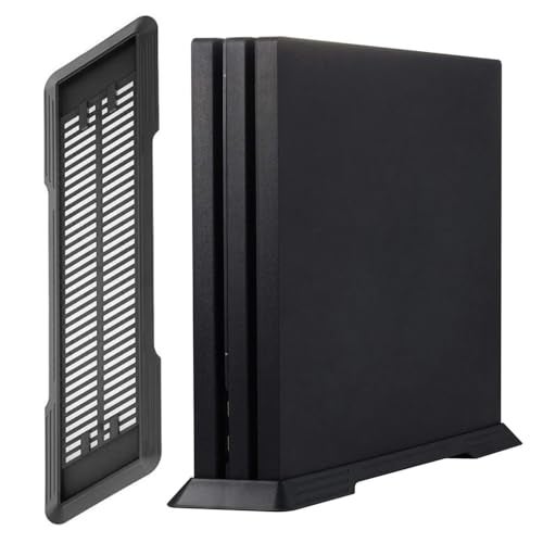 KlsyChry Vertical Stand for PS4 Pro PlayStation 4 Pro with Built-in Cooling Vents and Non-Slip Feet - Image 1