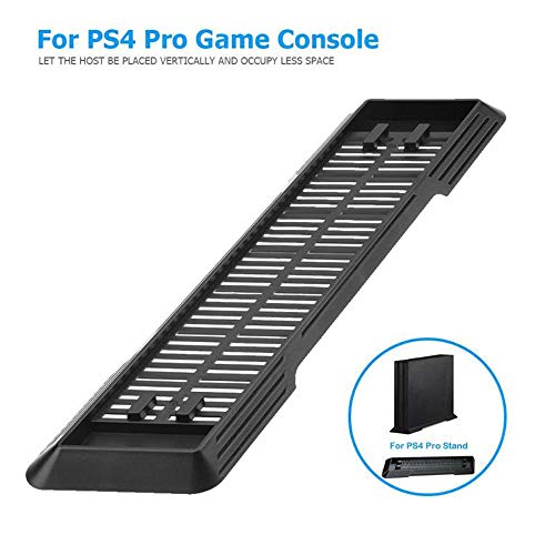 KlsyChry Vertical Stand for PS4 Pro PlayStation 4 Pro with Built-in Cooling Vents and Non-Slip Feet - Image 2