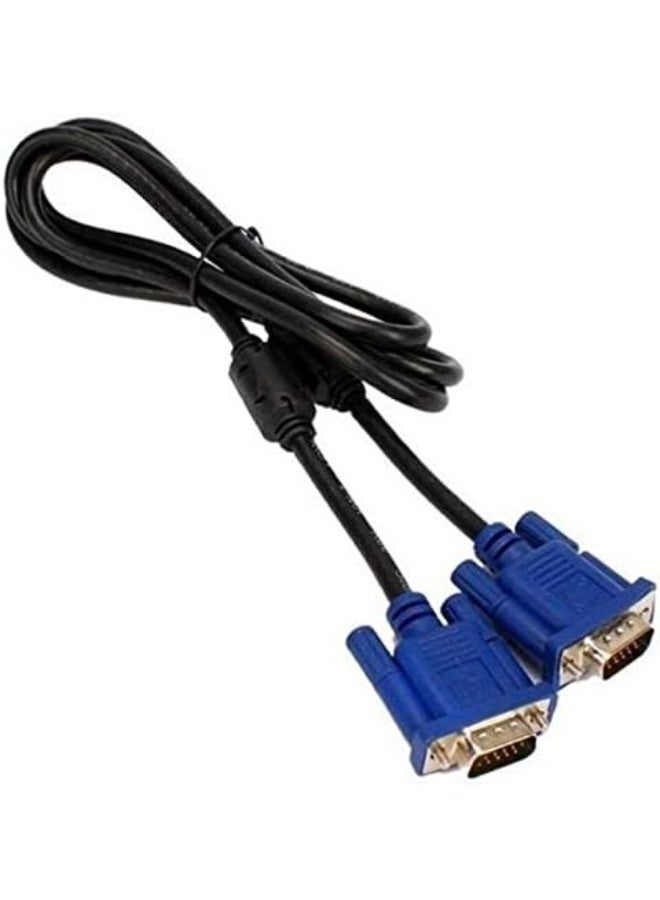 BEST ONE VGA Cable 1.5M, 1080P Full HD 15 Pin Male to Male VGA Monitor Cable, VGA to VGA Cord Compatible with PC, Computer, Laptop, Monitor, Projector, HDTV & LCD Display - Image 3