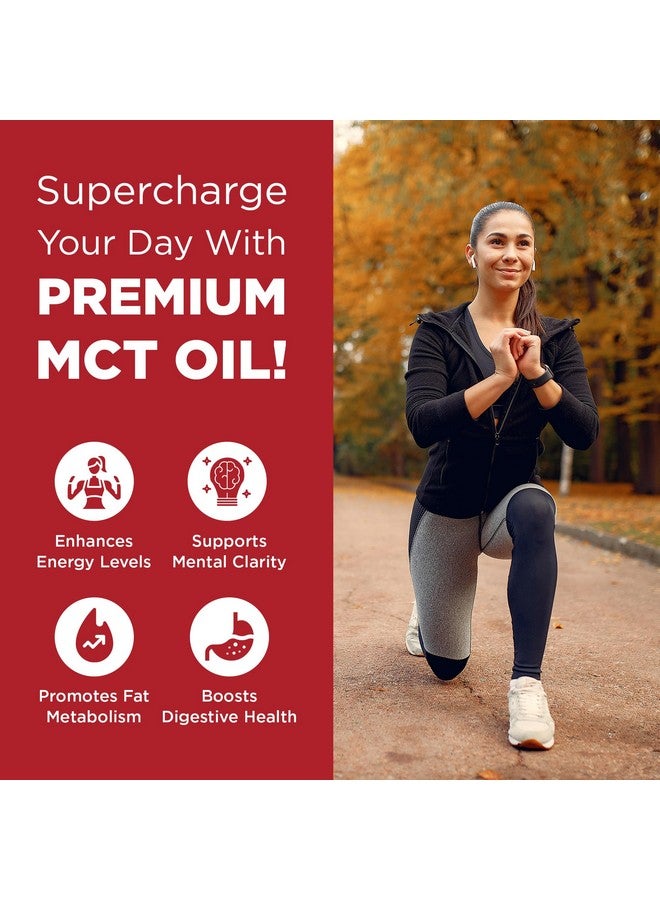 KEN مكمل زيت MCT الفاخر من KEN، 3600 ملغ كبسولة لينة، مكملات كيتو لدخول حالة الكيتوزية من زيت جوز الهند النقي، وقود للدماغ ودعم الأيض، غير معدّل وراثيًا، 150 كبسولة لينة - Image 5