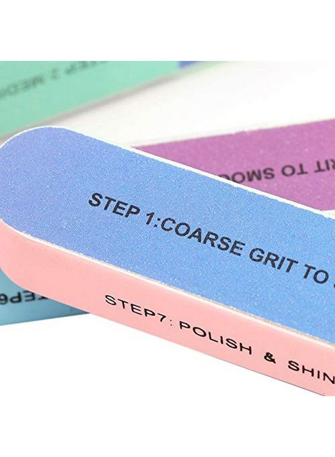 TMISHION Nail File Colorful Multiple Side Nail Art Manicure Pedicure Tool Sanding Sponge Files Buffer Polisher - Image 5