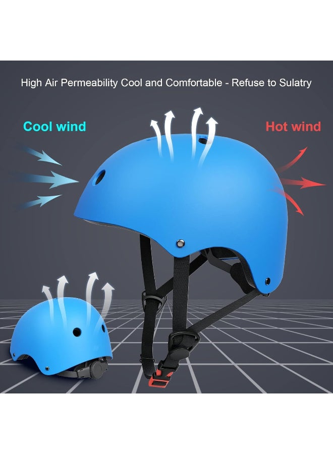HI-FINE Skateboard Bike Helmet, Lightweight Adjustable, Multi-Sport for Bicycle, Skate Scooter for Adult Youth (Large: 57-61 cm) - Image 3