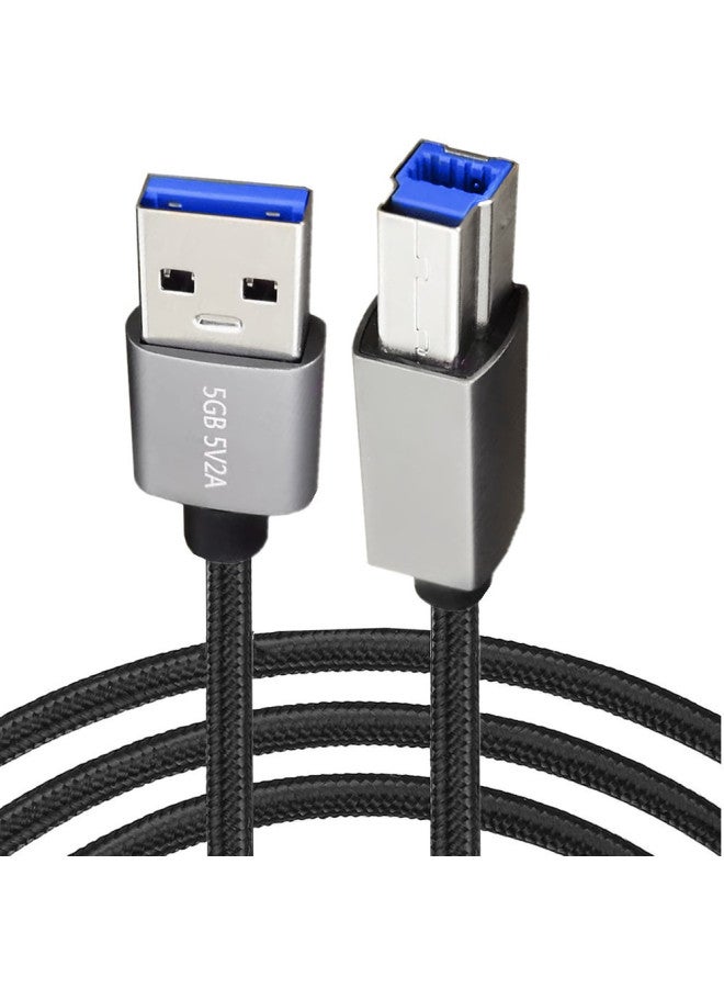 كابل بيانات طابعة USB 3.0 عالي السرعة من النوع A ذكر إلى النوع B ذكر، كابل بيانات صندوق القرص الصلب المحمول بمنفذ AM/BM مربع - طول الخط: 5 أمتار - Image 3