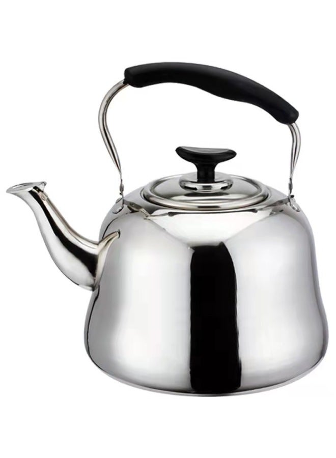 Large Capacity Stainless Steel Kettle Household Commercial Whistle Soup Gift  Gas Stove Teapot-Color:3L-Capacity:Classical Pot - Image 1