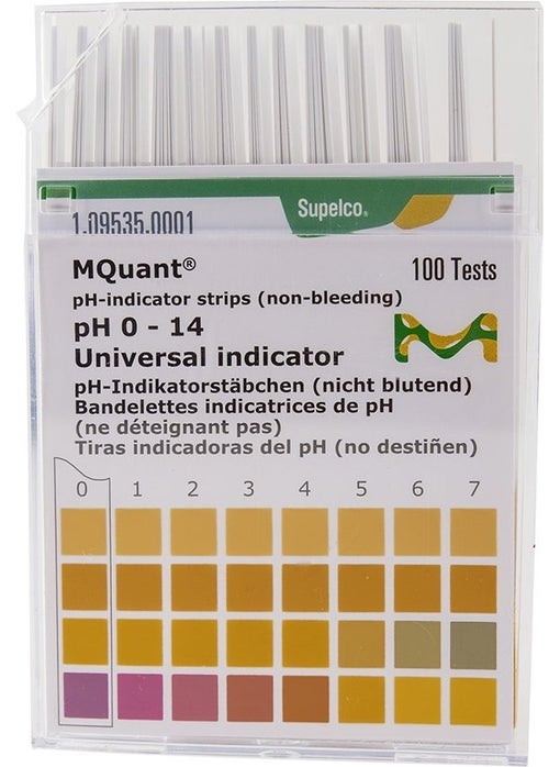Ph Paper 0-14 Merck (100 Sticks) 1 Box