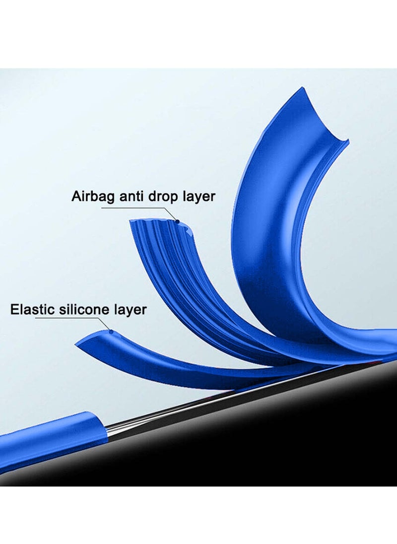 Gear4 - Tecno Spark 30C 4G 2024 Gear4 Soft Liquid Silicone with Wavey Texture Case Cover - Blue - Image 1