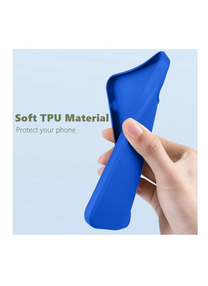 Gear4 - Tecno Spark 30C 4G 2024 Gear4 Soft Liquid Silicone with Wavey Texture Case Cover - Blue - Image 1