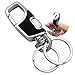 Lancher Key Chain with 2 Extra Key Rings and Gift Box Heavy Duty Car Keychain for Men and Women Black - Image 2
