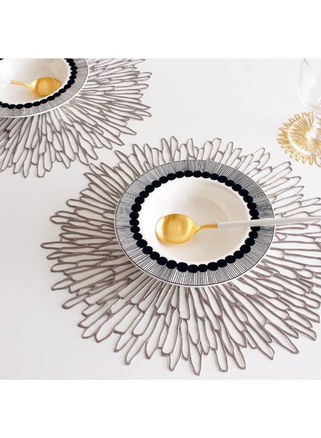 Chilewich Bloom Placemat - Gunmetal - Image 4