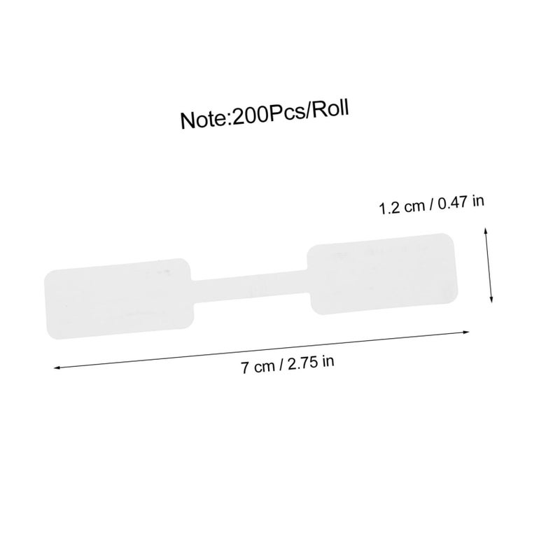 Self Adhesive Writable Jewelry Price Tag Labels Paper Bracelet Ring - Image 3