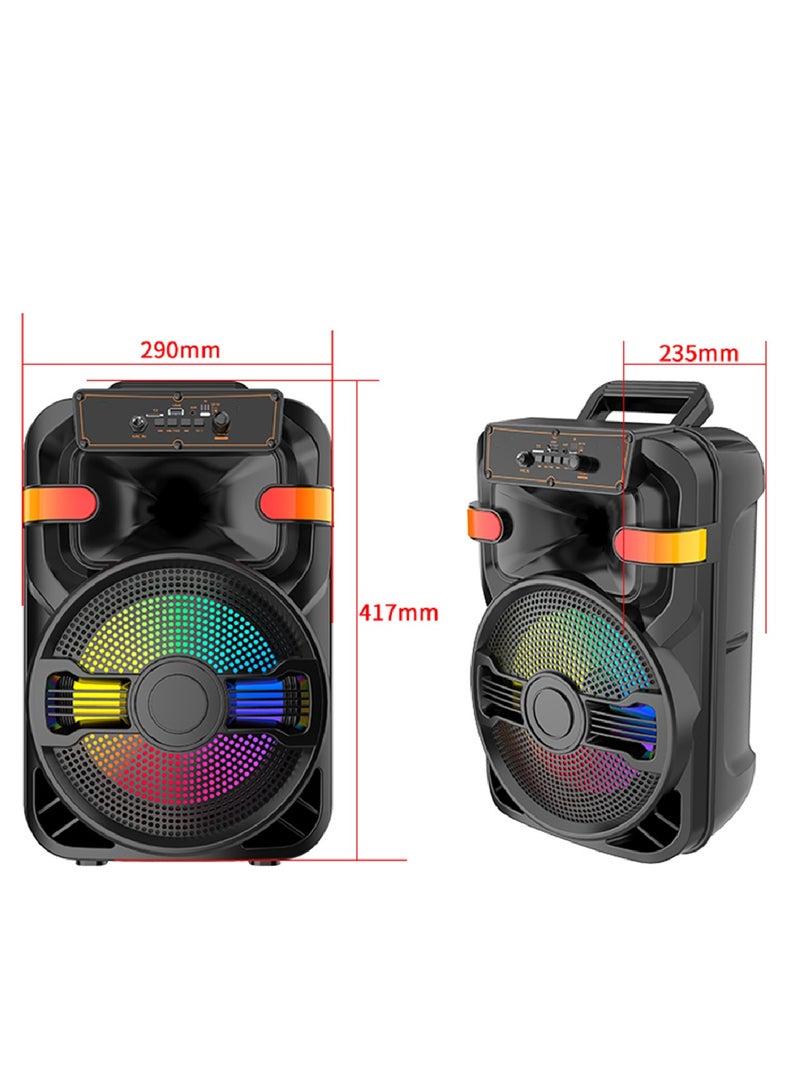 singe Wireless Bluetooth Speaker, Stereo Sound, TF Memory, USB Input, Mic Input rechargeable - Image 5