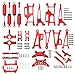 Treehobby Aluminum Upgrades Replacement Accessories Compatible with Hyper Go H14bm MJX 14209 14210 114 RC Upgrade PartsRed Red Upgrade Kits - Image 3
