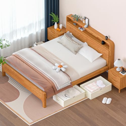 EE-RoomWorld Under Bed Storage with Wheels, No Assemble Required 12 inches height Under Bed Storage bins,Large capacity Rolling Underbed Shoe Storage containers，dorm underbed storage drawers - Image 5