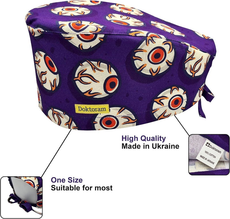 DOKTORAM Repeated use resistant selected material womens Sc Cap (pack of 1) Modern color selections - Image 2