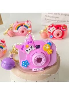 Sanrio Projection Camera Keychain Toy Night Market Luminous Small Commodity Stall Explosions Decompression Toy-Color:melody