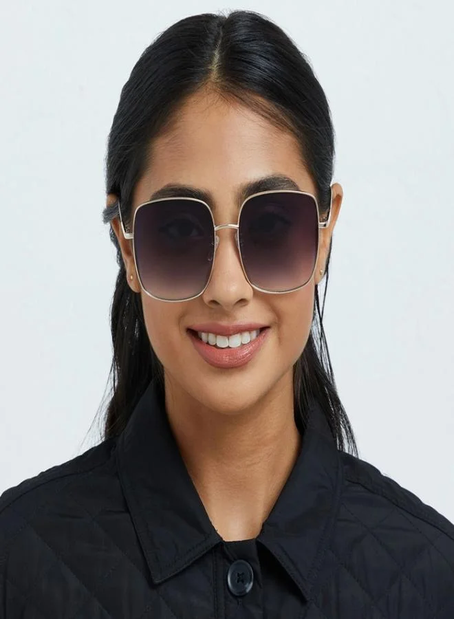 30Sundays Sqaure One square Full Rim Sunglasses - Lens Size:59 mm