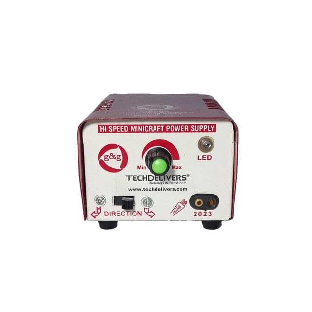 TECHDELIVERS Goldsmith Tools Drill Machine PCB Driller with Transformer Power Supply Bits Set and PCB Drill Machine Stand - Image 3