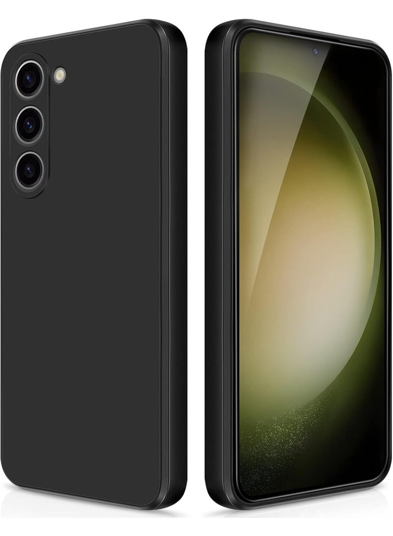 حومة غطاء حماية لهاتف Samsung Galaxy S23 FE مصنوع من مادة مطاطية ناعمة مضادة للخدش مع بطانة من الألياف الدقيقة متوافق مع هاتف Samsung Galaxy S23 FE 5G - Image 1