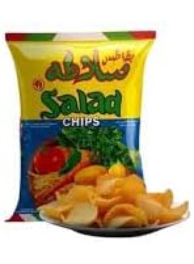 أومان رقائق البطاطس بنكهة سلطة عمان – 75 جم – وجبة خفيفة مقرمشة بنكهة لاذعة ولذيذة - Image 1