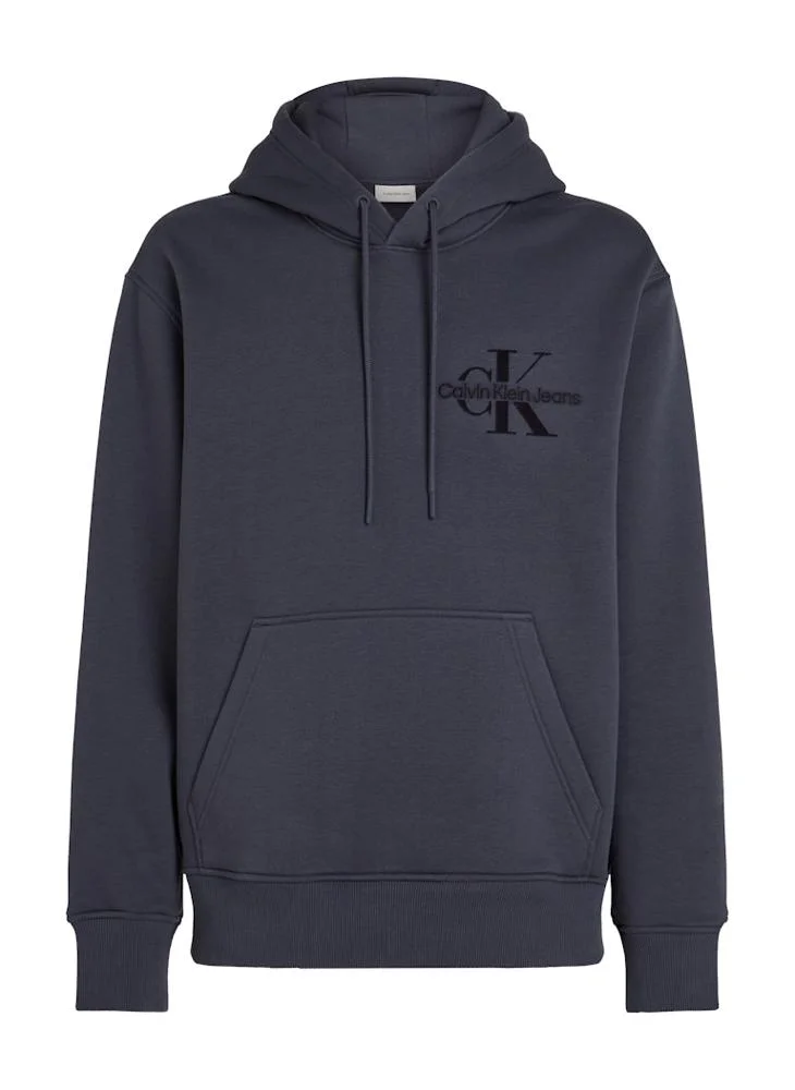 كالفن كلاين جينز Drawstring Graphic Logo  Print Hoodie