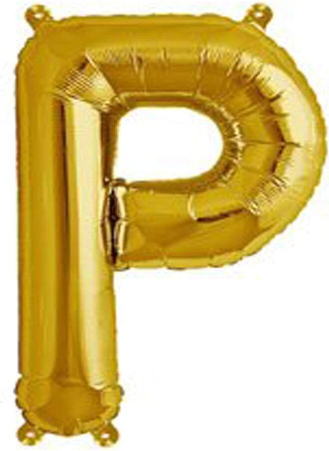 Tamona TAMONA Helium Letter P Balloon - Golden., 30in 