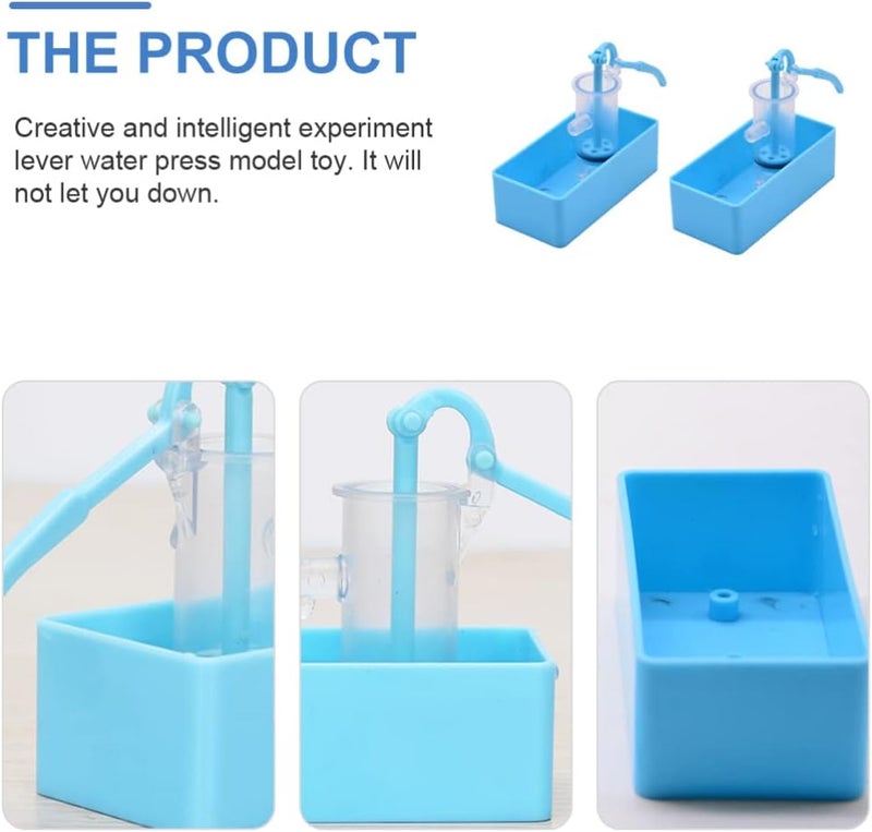 klarako 2 Sets Water Press Experiment Teaching Handmade Model STEM Educational Toys Kids Science Experiments Kit Brain Toy Kids Educational Toys Plastic Manual Child Small Production - Image 2