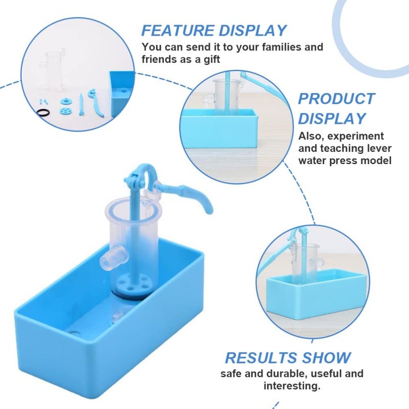 klarako 2 Sets Water Press Experiment Teaching Handmade Model STEM Educational Toys Kids Science Experiments Kit Brain Toy Kids Educational Toys Plastic Manual Child Small Production - Image 4