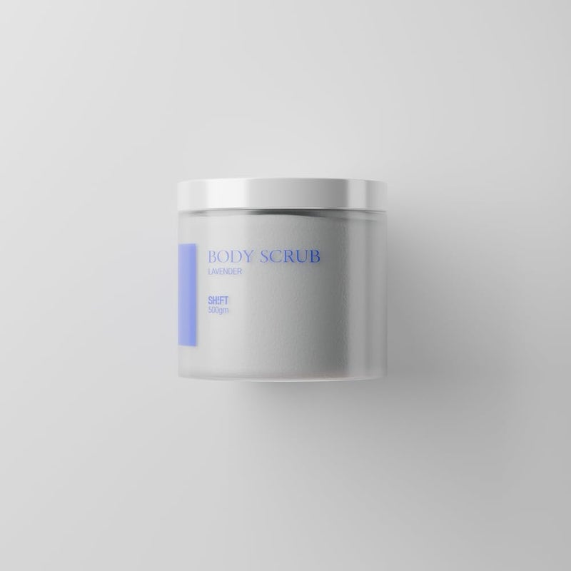 SH!FT Lavender Body Scrub for Women with Natural Sugar Sea Salt Shea Butter and Vitamin E Gentle Exfoliating and Moisturizing Skin Care Treatment  Easy Installation Fits Most Showers - Image 2