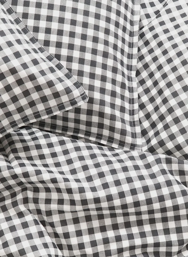 H&M Patterned Double/King Size Duvet Cover Set