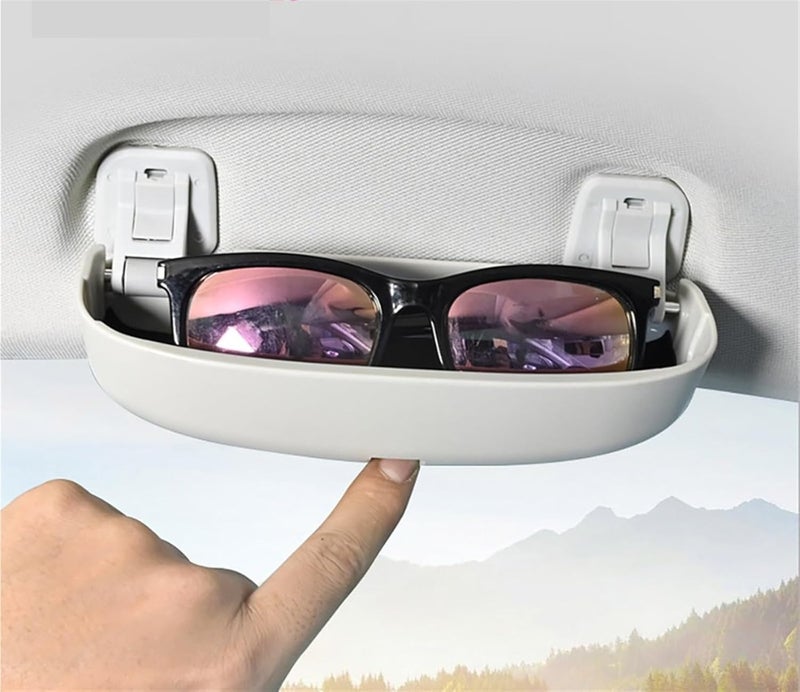 QASULER Car Sunglasses Holder Case for VW Touareg - Image 3