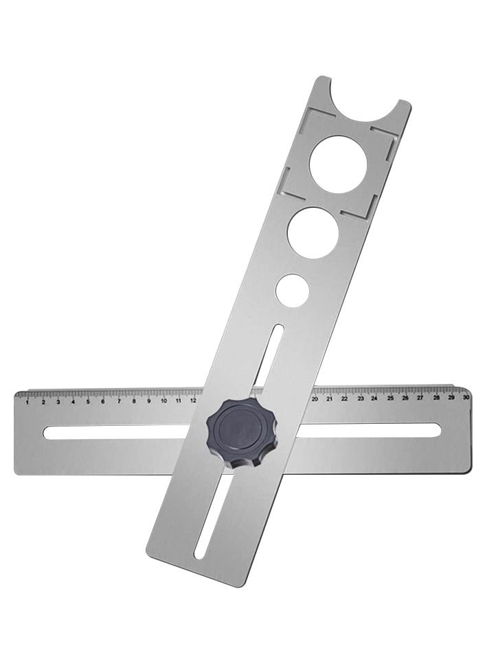 Stainless Steel Tile Hole Locator – 16 inch & 24 inch (360° Adjustable) - Image 1