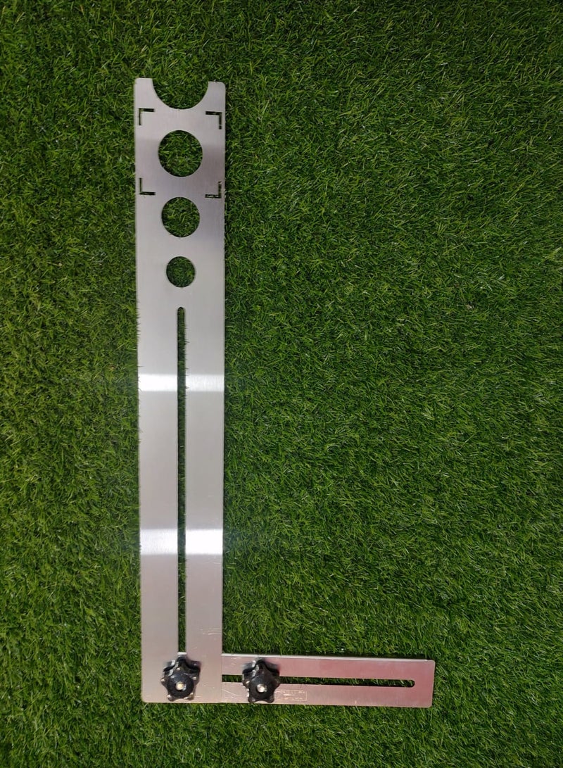 Stainless Steel Tile Hole Locator – 16 inch & 24 inch (360° Adjustable) - Image 3
