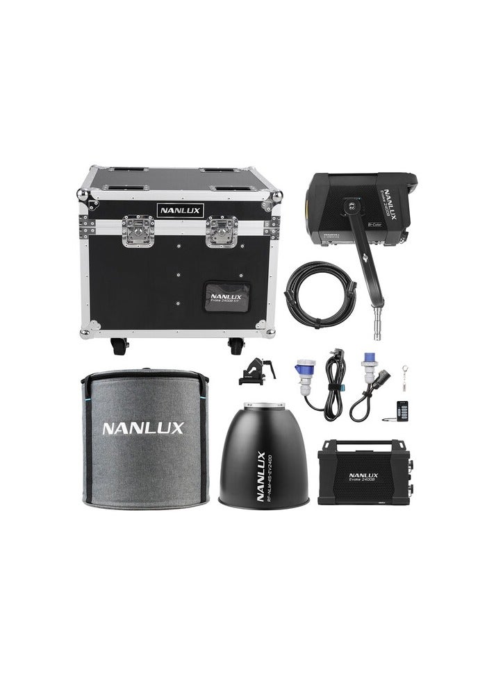 NANLITE NANLUX Evoke 2400B Bicolor COB light with flight case - Image 3