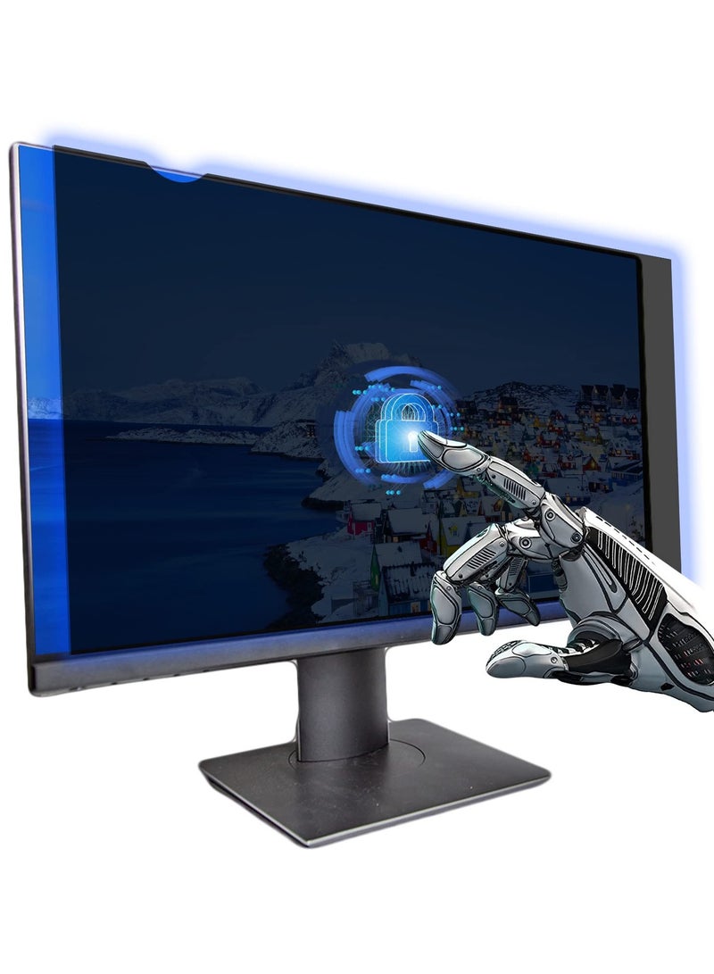 erorex 24 Inch 16:9 Aspect Ratio Computer Privacy Screen Filter for Widescreen Computer Monitor - Anti-Glare - Anti-Scratch Protector Film for Data confidentiality (24 Inch) - Image 1