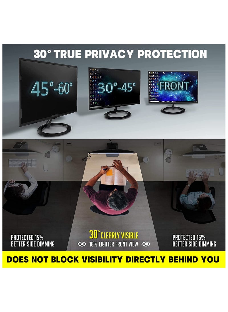 erorex 24 Inch 16:9 Aspect Ratio Computer Privacy Screen Filter for Widescreen Computer Monitor - Anti-Glare - Anti-Scratch Protector Film for Data confidentiality (24 Inch) - Image 2