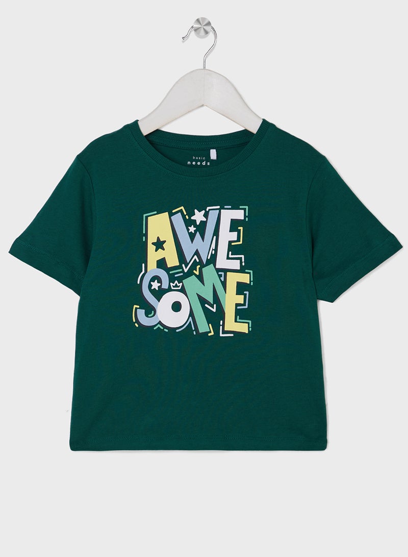 NAME IT Kids Graphic Crew Neck T-Shirt  - Image 1