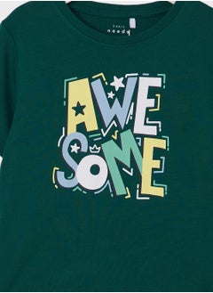NAME IT Kids Graphic Crew Neck T-Shirt  - Image 3
