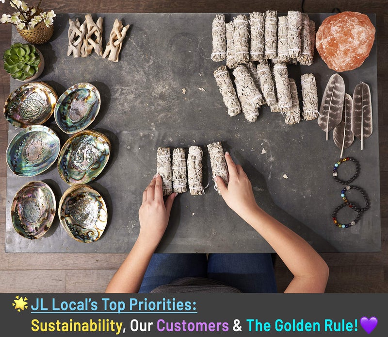 JL Local Smudge Kit Refill - White Sage & Palo Santo for Smudging, Healing, Purifying, Meditating & Incense - Image 5