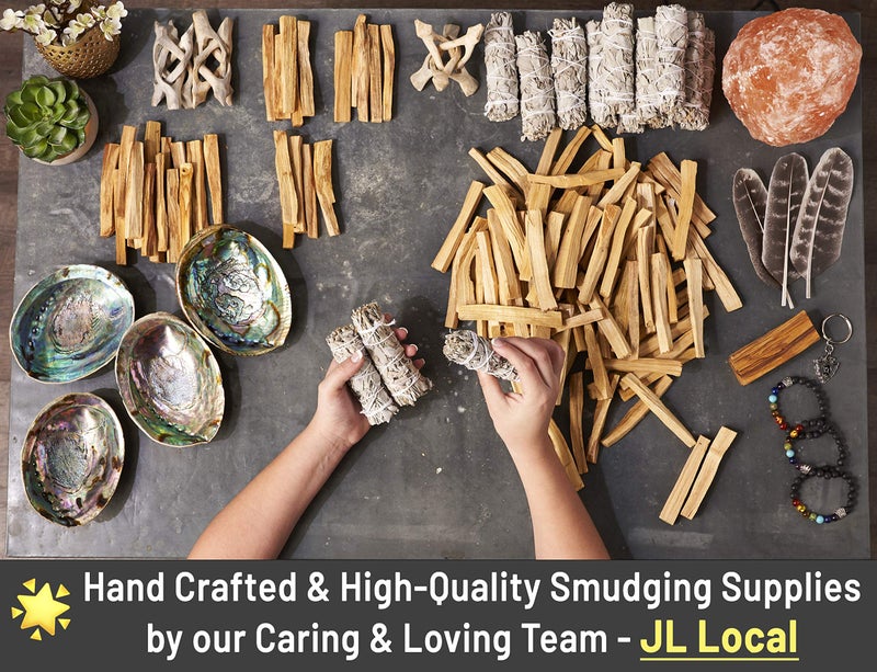 JL Local Smudge Kit Refill - White Sage & Palo Santo for Smudging, Healing, Purifying, Meditating & Incense - Image 4