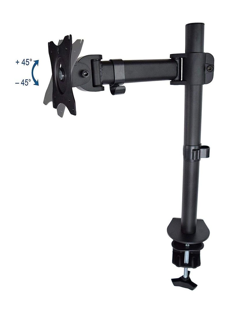 Desk Monitor Stand with Clamp for LCD LED Computer Displays 13 to 27 Inch-Heavy Duty Lift Articulating Arm Mount - Image 2