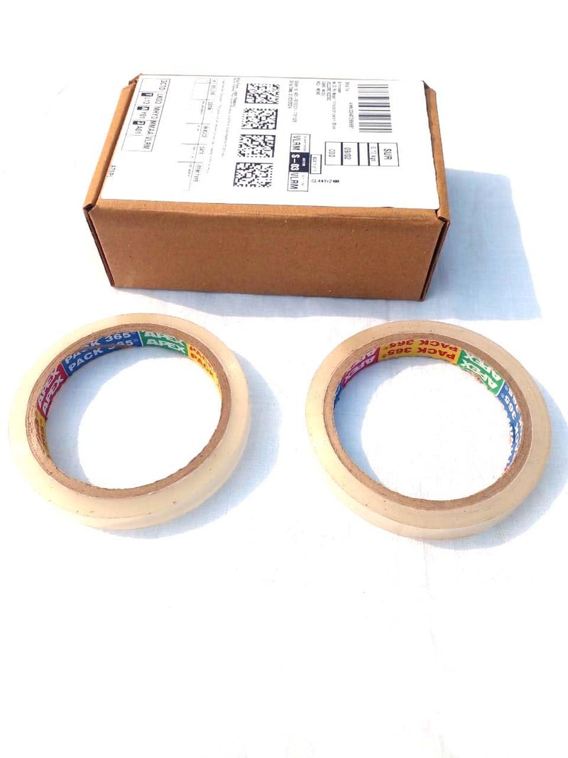 99PM ®™ Packaging And Decoration Clear Tape - Set Of 2 Pics - Tep Size 1.1 x 65 Meter - Birthday Aur Marriage Anniversary Ka Sajawat Ke Liye Tape - Image 3
