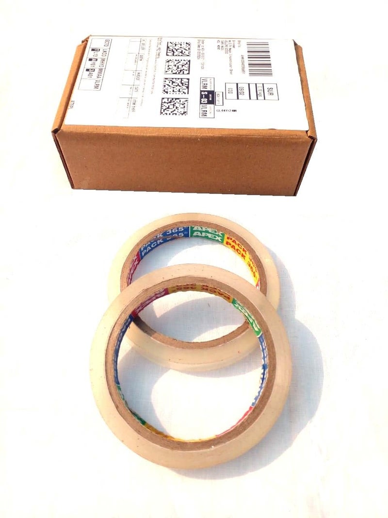 99PM ®™ Packaging And Decoration Clear Tape - Set Of 2 Pics - Tep Size 1.1 x 65 Meter - Birthday Aur Marriage Anniversary Ka Sajawat Ke Liye Tape - Image 4