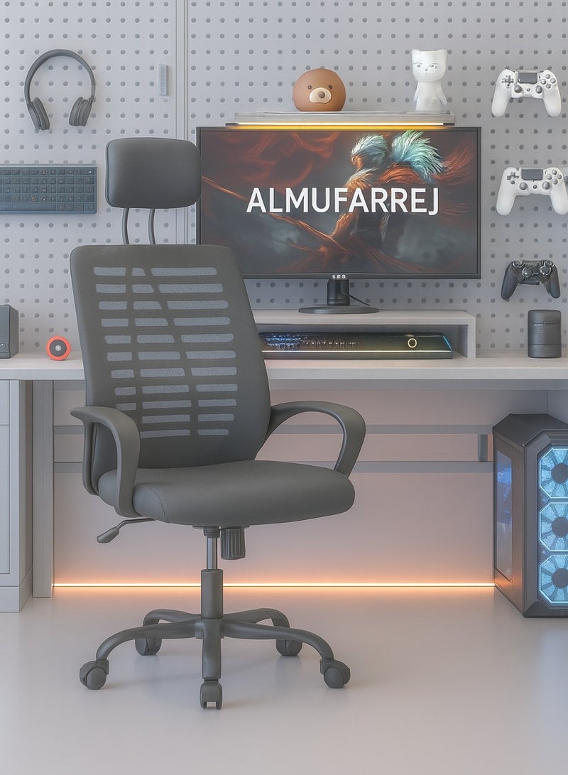 ALMUFARREJ Gaming Chair – Premium Ergonomic Design for Long Sessions, Professional Use, and All Ages - Image 1
