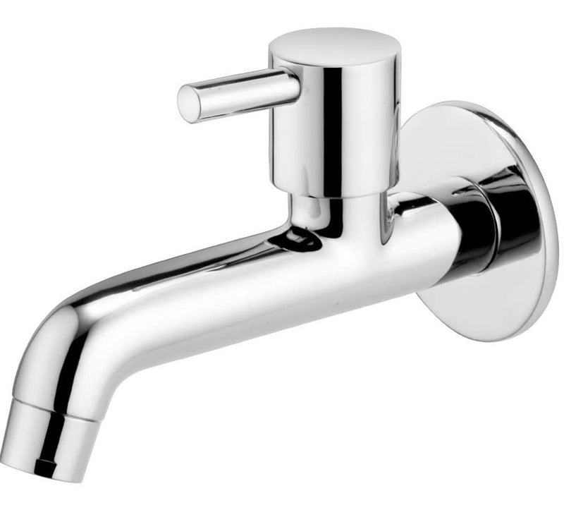 JAGGER JSL2203 Full Brass Long Body Taps for Bathroom/Home (with Wall Flange and Teflon Tape) (Corsa Turbo) - Image 1