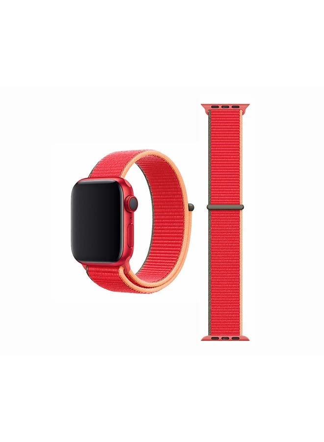 Perfii Replacement Band For Apple Watch Series 6/SE/5/4/3/2/1 Strawberry Red - Image 1