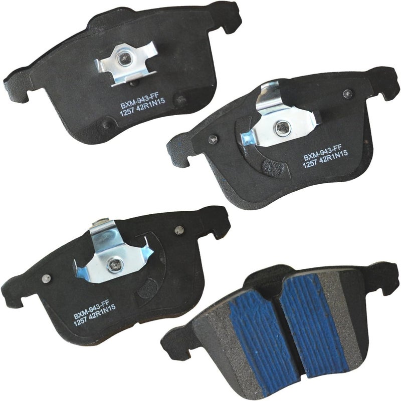 Bendix Premium SBM1257 Semi-Metallic Front Brake Pads for Cadillac BLS 2008-2007, Chevrolet Vectra 2005-2003, Saab 9-3 2007-2003, 9-3 2009, 9-3 2011, 9-3X 2011 - Image 1