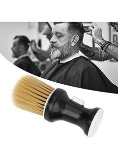 ZJchao Neck Duster Soft Hair Neck Duster Hairdressing Powder Storage Styling Dust Cleaning Brush Haircut Clearning Brush Sweeping Hair Tool(Black)  - Image 5