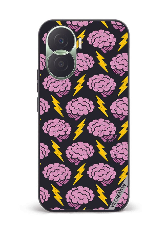 VR CREATIVE Protective Case Cover For Honor Play7T Pro Thunder Design Multicolour - Image 1