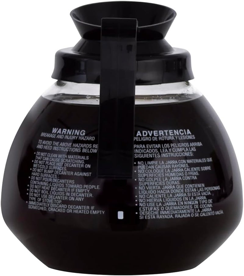 Bunn 42400.0103 12 Cup Commercial Glass Decanter with Black Handle (3 Pack) - Image 4