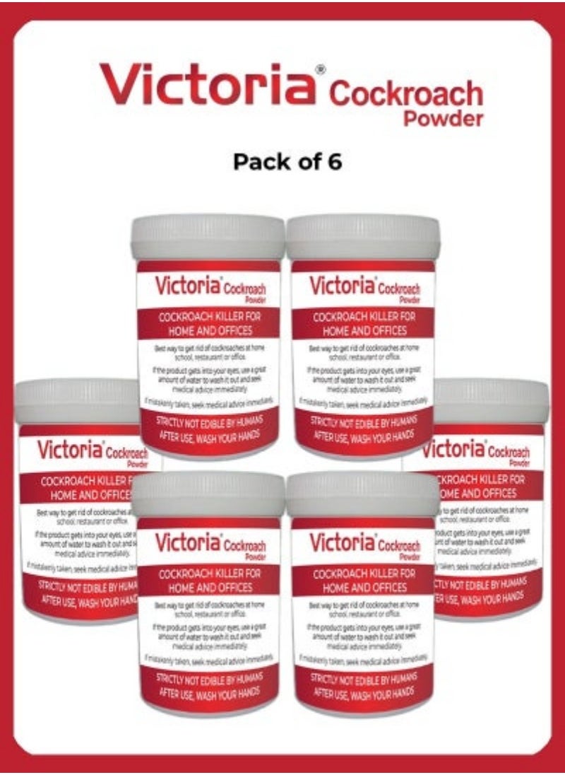 Victoria Cockroach Powder Safeguarding Your Living Spaces Pack Of 6 